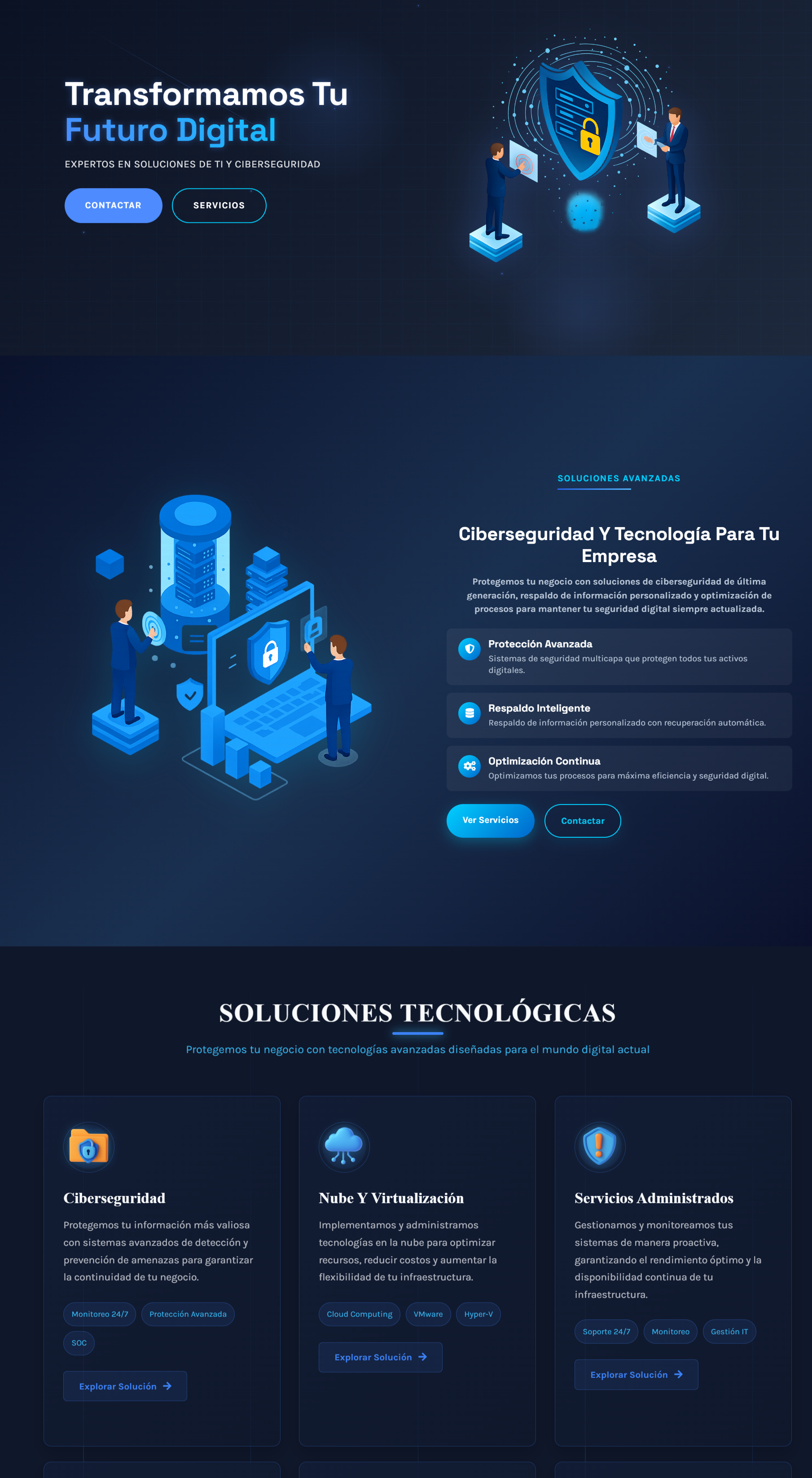 Página Web Ciberseguridad